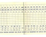 Catalina Visitors Country Club Golf Score Card Avalon 1950s Chicago Cubs... - $99.00