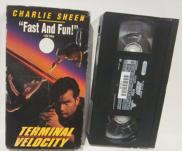 Terminal Velocity (VHS, 1995) Charlie Sheen, Nastassja Kinski, James Gandolfini - £4.62 GBP