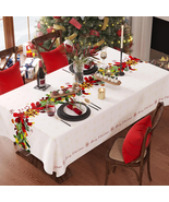 Christmas Rectangle Table Cloth,100% Waterproof Tablecloth,Christmas Dec... - €21,15 EUR