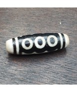 7 Augen Tibetisch Alt Achat Dzi Perle Unikat Muster Amulett Anhänger TB-7 - $1,831.15 MXN
