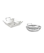 All-Clad Outdoor 18/10 Stainless Steel  Deep Square &amp; Round Outdoor Pan Set - $82.99