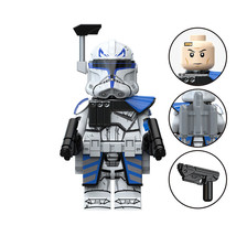 Custom Star Wars 501 Clone Trooper Figure with Battle Gear - $3.60