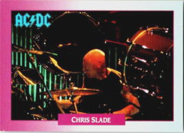 Chris Slade ACDC 1991 Music Rock Band Brockum Rock Star Card #11 (NM) - $1.24