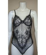 ITOO Fashion Black Mesh Lace Bodysuit Women&#39;s Size Small NEW - €12,88 EUR