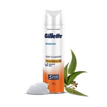 Gillette Sensitive Shave Gel  Deep Comfort | 0% Paraben | 195 g   1 Pcs - $27.61