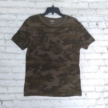 Express T Shirt Mens Medium Green Camo Short Sleeve Tee 100% Cotton - £11.95 GBP