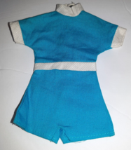 Vintage Ideal Tammy Doll Clothes Blue White Romper Original Outfit - $14.85