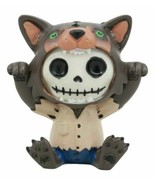 Ebros Furrybones Wolfie The Werewolf Figurine Small 3 Inch Furry Bones W... - £11.56 GBP