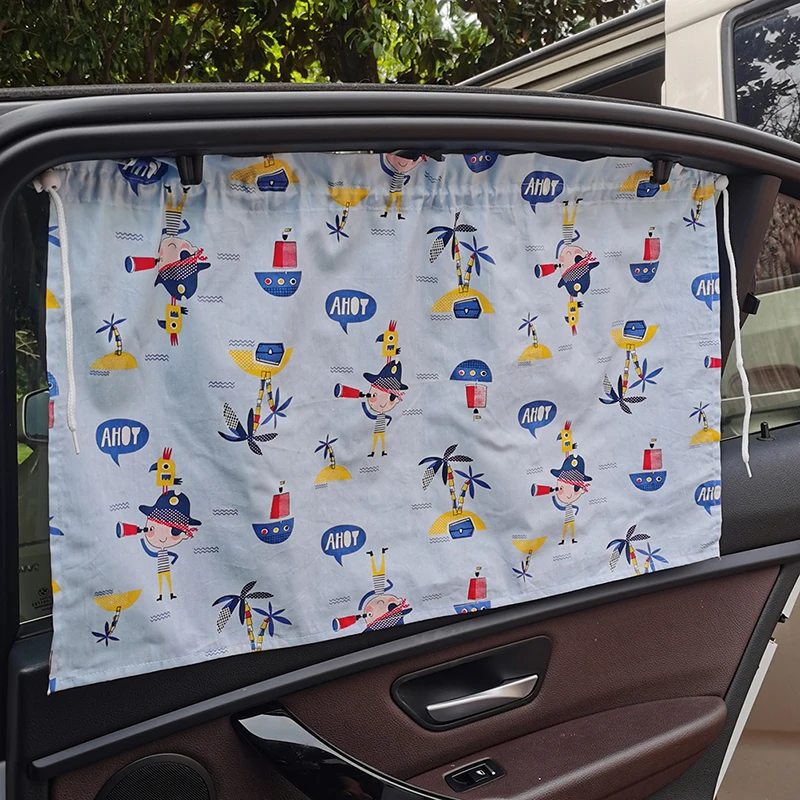 Universal Car Sun Shade Cover UV Protect Suction Cup Curtain Side Window - £8.56 GBP+