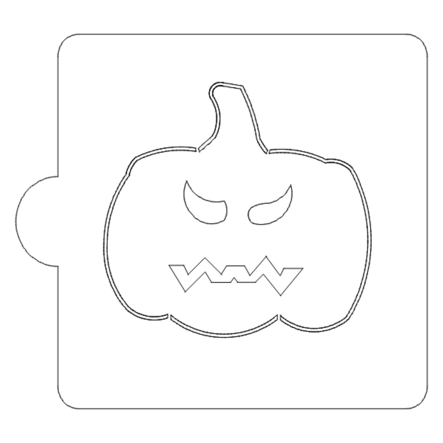 Jack O Lantern Halloween Stencil for Cookies or Cakes USA Made LS111 - $3.99