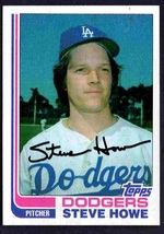 Los Angeles Dodgers Steve Howe 1982 Topps #14 nr mt ! - £0.40 GBP