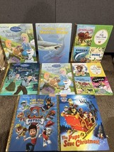 Big little Golden Books Hardcover Lot of 8 Disney Frozen Paw Patrol VGC 11&quot;x9&quot; - £24.08 GBP