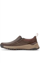 Dunham men&#39;s glastonbury slip on sneaker - d/medium in BROWN LEATHER/SUEDE - - £69.90 GBP