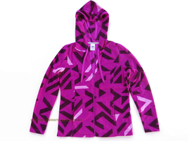 Women Magenta Pink Purple Soft Athletic Works Small Jacket Winter Hoodie... - $13.00