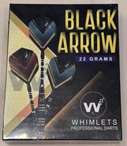 Whimlets Steel Tip Darts Set 6 Pack Professional Darts Set 22 Grams Blac... - £16.70 GBP