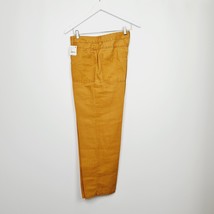 Free People Pants Trousers Chino Ankle Length Mustard Gold Size W30 NEW - £47.40 GBP
