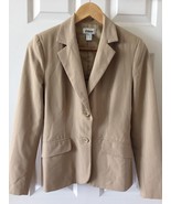 Etam jacket blazer career made in Italy size 4 tan khaki - £11.61 GBP