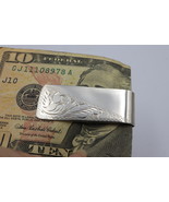 Sterling Silver Money Clip with Etching - €12,87 EUR