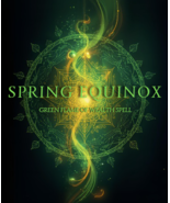 MAR 20 SPRING EQUINOX GREEN FLAME OF WEALTH HIGH RITE MAGICK 150 WITCHES... - $299.77