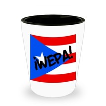 San Juan Puerto Rico Shot Glass Wepa Boricua PR Flag Pride Gift Mom Dad Birthday - $16.95