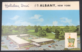Vintage Holiday Inn Hotel #1 Albany NY New York World&#39;s Innkeeper Postcard - £4.65 GBP
