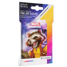 Gamegenic Marvel Champions FINE ART Sleeves - Rocket Raccoon - £17.73 GBP