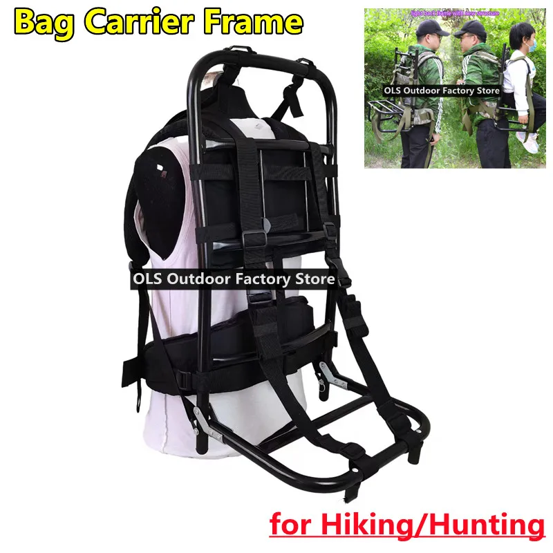 Heavy Carrying Backpack Frame Portable Foldable Outdoor Hiking Camping H... - £80.24 GBP+