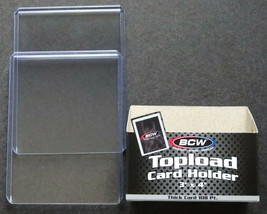 (2 Loose Holders) BCW 108pt Thick Card Top Loader Card Holder - £1.37 GBP