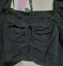 Women's  XL Puff Short Sleeve Woven Top - Wild Fable image 3