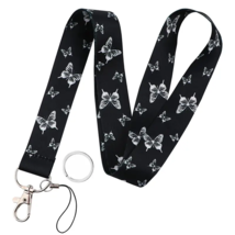 Neck Lanyard For Keys Wallet Id Card - New - Di Wang Butterfly - £10.38 GBP