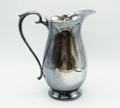 Bailey Banks Biddle Silver Plate Footed Beverage Water Pitcher with Ice ... - £27.65 GBP