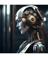 Robot Android, Digital Art, Digital Download, Wallpaper, Printable - $1.29