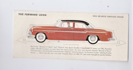 The Forward Look Card 1955 Desoto Fireflite Sedan - £8.76 GBP