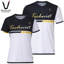 TECHNIST 2024 Unisex Short Sleeve T-Shirt Badminton Tee Top Asia-Fit NWT TNT6426 - £34.46 GBP