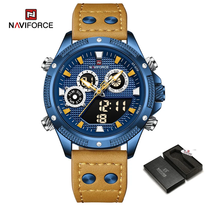   Military Watch For Men Analog Digital Waterproof Quartz Wristwatch Sport Male  - $48.00