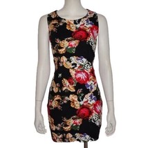 BEULAH Bodycon Mini Dress Large L NEW Sleeveless Floral Sheath Dress - $29.95