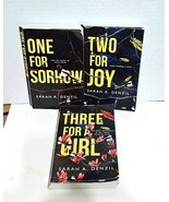 Isabel Fielding Series Books 1-3 by Sarah A. Denzil One for Sorrow Two f... - $711.23 MXN