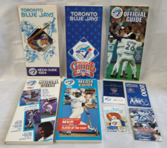 Toronto Blue Jays Mlb Baseball Media Guide And Schedule Mixed Lot Vintage Retro - £47.95 GBP