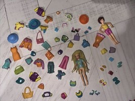 Polly Pocket Dolls -Clothing Dolls Accessories Lot 2000s Y2K - $34.58