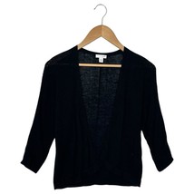 J Jill Sweater Womens XS Missy Linen Cardigan Lightweight Dolman Sleeve ... - $22.76