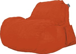 Nest Chair Lounge Sunset Orange Shredded Foam Microfiber Spot Clean Air Dry - £390.88 GBP