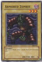 G1) Yugioh - Konami - Yu-Gi-Uh! - Armored Zombie - MRD-013 - Trading Card - $1.48