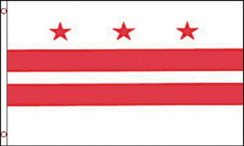 2x3 Washington D.C. DC Flag 2&#39;x3&#39; House Banner grommets super polyester - £14.14 GBP
