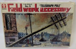 Vintage Bandai (Japan) 1:48 Fieldwork Accessory Telegraph Pole Model Kit, Sealed - £15.98 GBP
