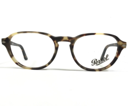 Persol Eyeglasses Frames 3053-V 9005 Tabacco Virginia Tortoise Round 50-19-145 - £119.16 GBP
