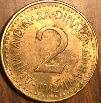 1982 Yugoslavia 2 Dinara Coin - £0.99 GBP