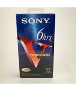 Sony VHS Tape 6 Hours EP Brilliant Color and Sound Premium Grade Sealed ... - $9.65