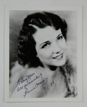Bernice Claire Signed B&amp;W 8x10 Photo Autographed Personalized To Doug Moore - $24.74