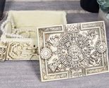 Aztec Maya Lunar And Solar Sun Gods Mesoamerican Calendar Jewelry Box Fi... - $31.99