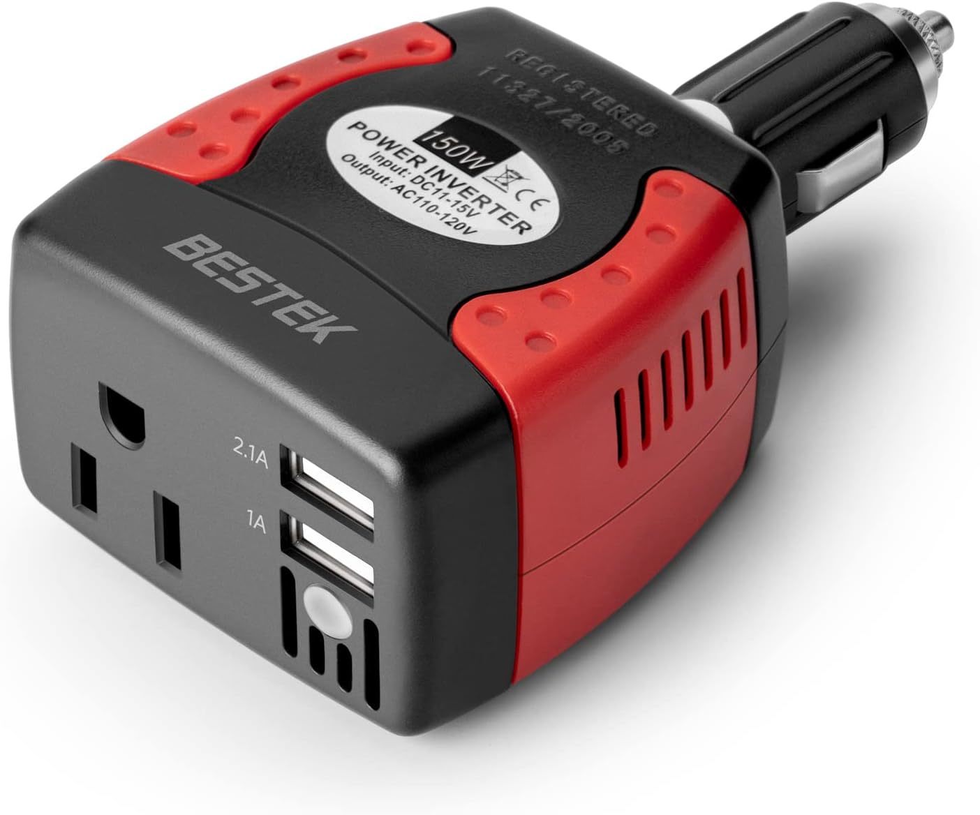 With Three Usb Charging Ports, Bestek 150W Power Inverter Is A 12V To 110V - $32.92